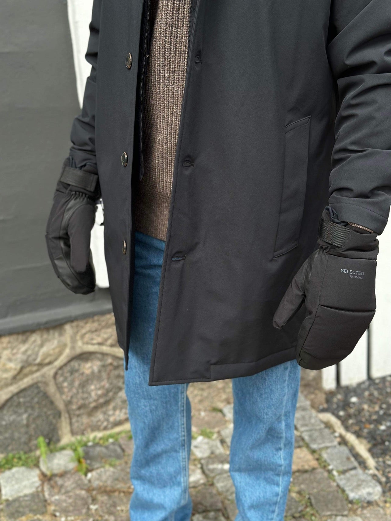 SLHALEX Mittens - Black